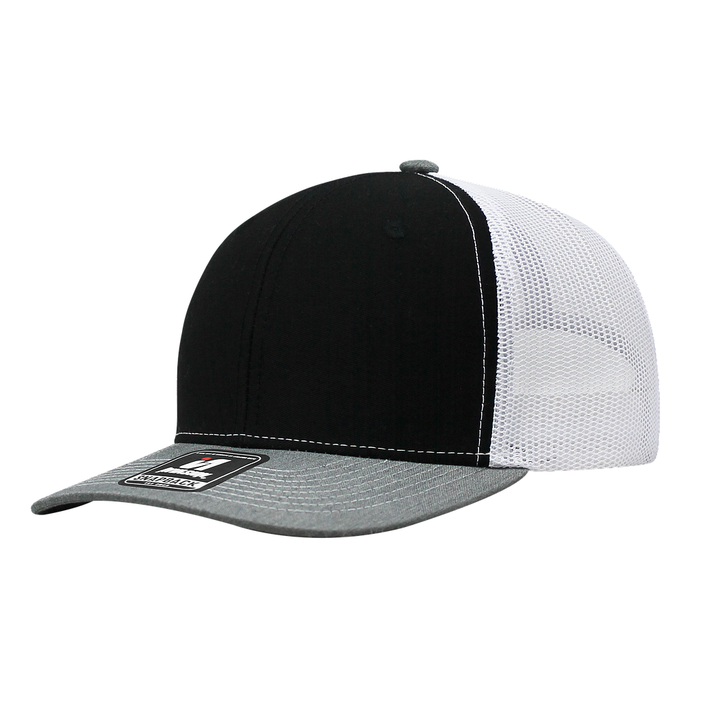Black/Heather Grey/White